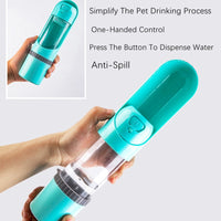 Portable Pet Dog Water Bottle 300ml Drinking Bowl for Small Medium Large Dogs Feeding Water Dispenser Cat Dogs Outdoor Bottles